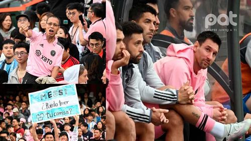  Lionel Messi desilusiona a los aficionados en Hong Kong al permanecer en el banquillo durante el partido 
