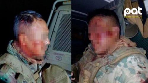 Militares emboscados y heridos por contrabandistas en La Paz: les robaron un arma y destruyeron un vehículo