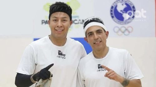 ¡Orgullo nacional! Moscoso y Carrasco se consagran campeones en dobles del Panamericano de Ráquetbol 2025