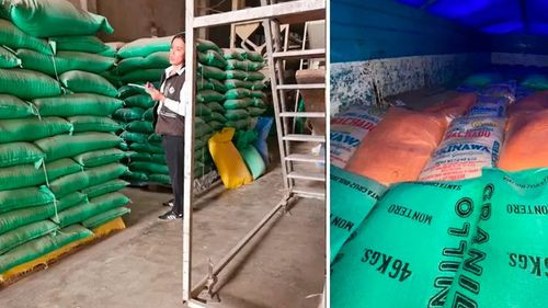 Decomisan más de 9 toneladas de arroz de contrabando en Montero