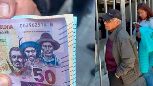 Imagen de Fila en el Banco Central de Bolivia por rechazo de billetes serie B tras su rehabilitación