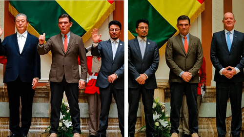 Paz recibe credenciales de embajadores y plantea “romper el enclaustramiento”