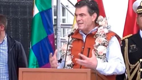 Paz, en Potosí: «Los que nos robaron se van para la cárcel, no me importa de qué partido sean»