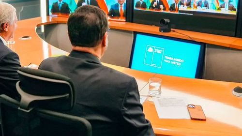 Paz y Kast coordinan acciones contra el crimen organizado y el robo de combustible