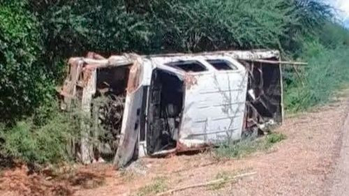 Vuelco en Villa Montes deja una mujer fallecida y ocho heridos