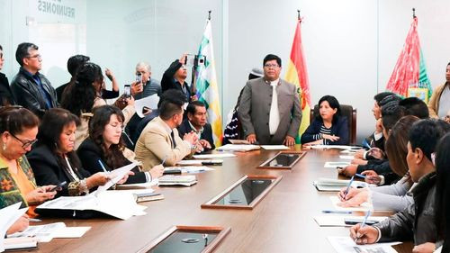 Gamea y brigada parlamentaria de La Paz acuerdan agenda conjunta para impulsar proyectos en el alto