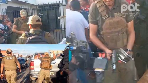 Operativo policial en Plan 3000 descubre red de venta de celulares y equipos electrónicos de dudosa procedencia