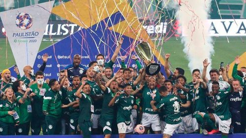 Palmeiras goleó y se proclamó campeón del Paulista 