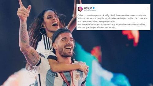 Tini y Rodrigo De Paul confirmaron el fin de su relación