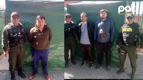 Policía intercepta vehículo en Viacha con 13 personas, incluidos extranjeros de Afganistán, Brasil e Irán