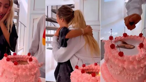 Tini Stoessel cumple 27 en Miami: Sorpresa en la torta y emoción sin límites