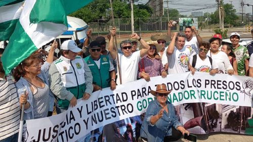 Caravana de Ciudadanos en Defensa de los Acuíferos de la Reserva Güendá-Urubó
