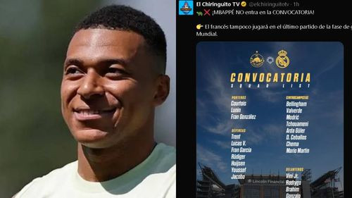 Mbappé queda fuera de la convocatoria del Madrid para el partido con Salzburgo