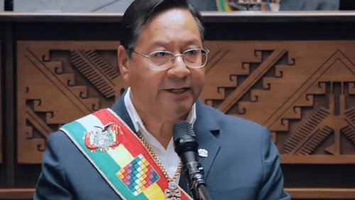 Presidente Luis Arce condena irrupción en embajada mexicana en Ecuador