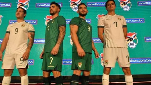 La Federación Boliviana de Fútbol presentó el nuevo uniforme de la selección