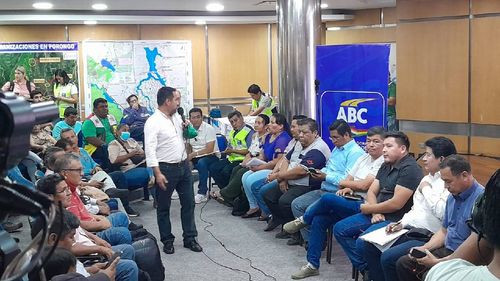 Inicia la reunión de coordinación para tratar el proyecto carretero Santa Cruz - Las Cruces - Buena Vista