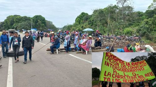 Bloqueo en la carretera Buena Vista-Las Cruces persiste mientras se buscan soluciones
