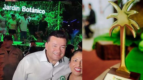 El Municipio de Santa Cruz Recibe la Prestigiosa Palmera Dorada en la Expocruz