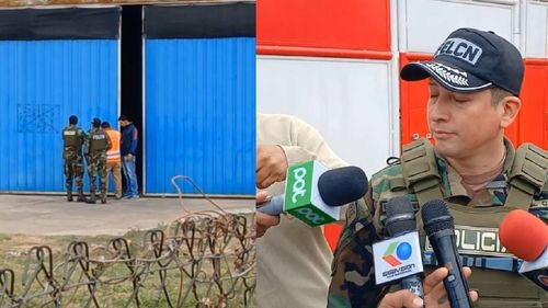 Operativo antinarcóticos en el aeropuerto el trompillo