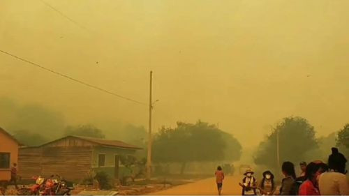 Gobierno afirma que solo quedan tres incendios activos en San Buenaventura