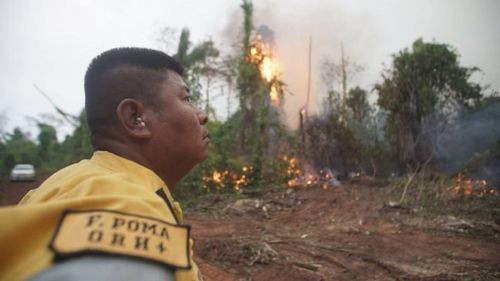 Chile envía ayuda humanitaria a Bolivia para combatir incendios forestales