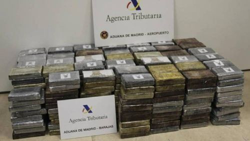 Intervenida en España casi una tonelada de cocaína procedente de América