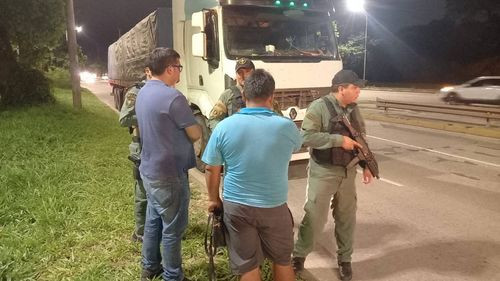 Robo agravado a conductor de tráiler en la zona del cuarto anillo