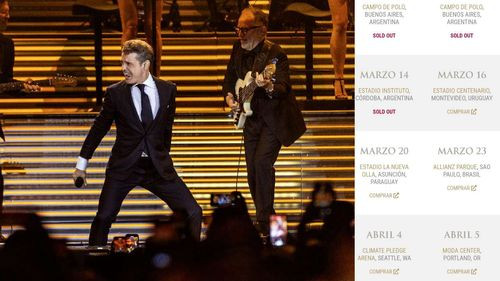 Suspensión de fechas de la gira de Luis Miguel en Latinoamérica