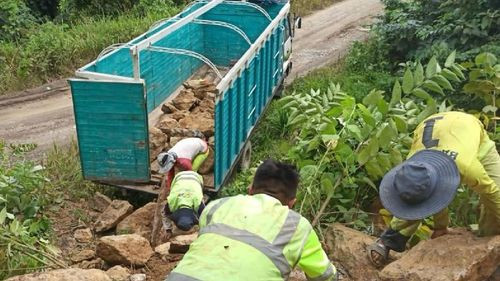 ABC despliega operativo en tramo Charazani -Apolo por plan de lluvias