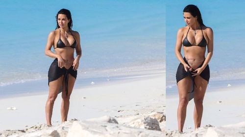 Kim Kardashian Impresiona con su Cintura de 24 Pulgadas en sus Vacaciones en el Caribe
