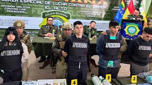 Desarticulada banda delincuencial en La Paz: La mujer de uno de los integrantes los delató