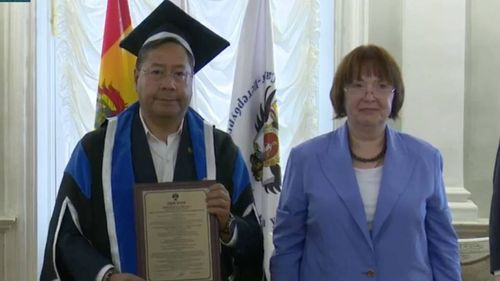 Universidad rusa confiere título de ‘Doctor Honoris Causa’ al Presidente Arce