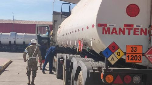 Gobierno implementa plan de contingencia para control militar en estaciones de servicio