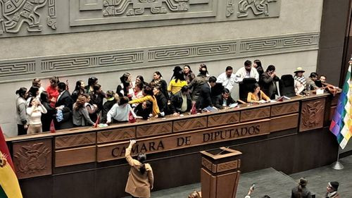 Caos y tensión en la Cámara de Diputados