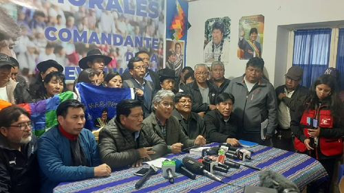 El MAS respalda a Evo Morales y denuncia autogolpe