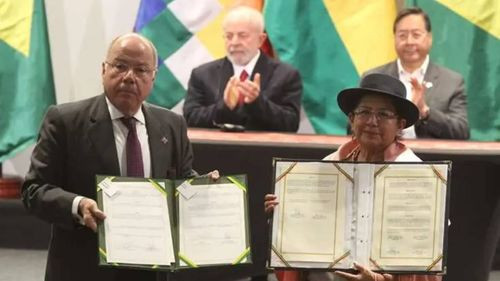Bolivia y Brasil Suscriben 4 Acuerdos en Migración y Lucha contra el Narcotráfico