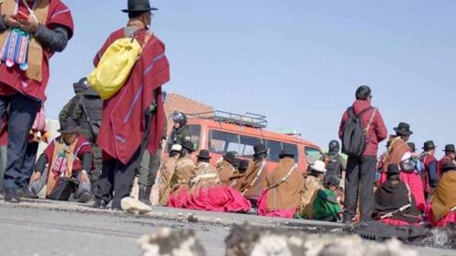 Fiscalía imputa a los cuatro campesinos que pretendían bloquear la vía copacabana