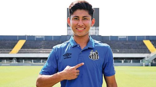 Miguel Terceros, a tope en la pretemporada del Santos FC