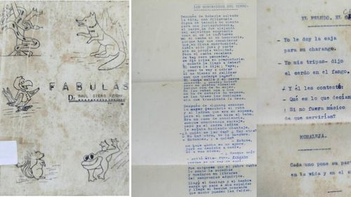 La Biblioteca Central desempolva los escritos originales de Raúl Otero Reiche