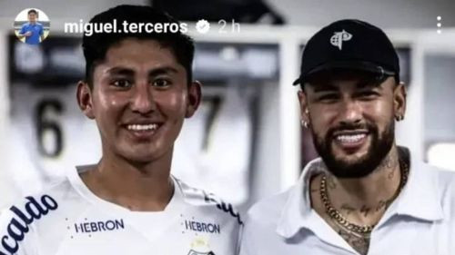 Miguelito Terceros reemplaza a Neymar en partido de Santos