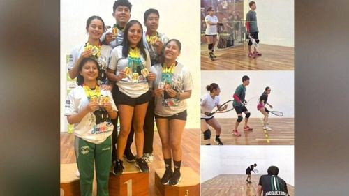 Arce destaca participación de raquetbolistas del Sueño Bicentenario, ganaron 14 medallas de oro en el nacional Open-A