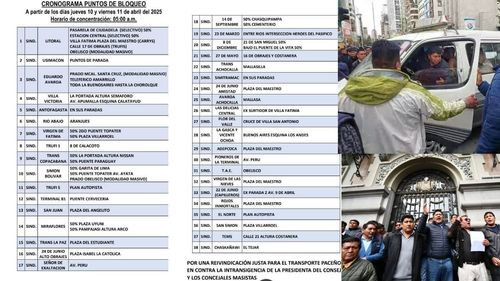 Choferes protestan ante la posible promulgación de la ley de congelamiento de tarifas
