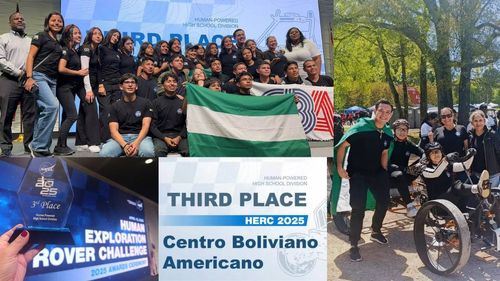 Equipo cruceño hace historia al lograr el tercer lugar en competencia internacional de la  Nasa