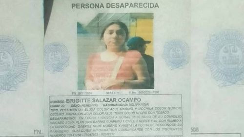 Presunto feminicidio  confiesa asesinato de Brigitte Salazar por celos