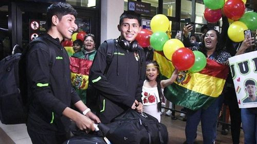 La Verde Sub-17 recibió el cariño de la afición y el aplauso del presidente Arce