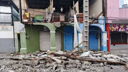 Fuerte sismo en la costa norte de Ecuador