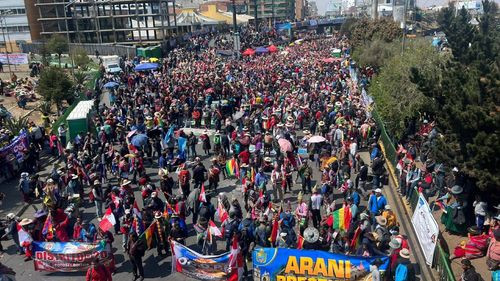 Delegaciones llegan a la ciudad de El Alto para el cabildo  