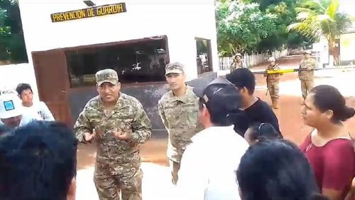 Pobladores de San Matías exigen esclarecimiento de la muerte de un soldado 