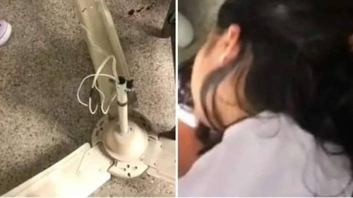  Accidente en la Uagrm deja a tres estudiantes heridos después de que un ventilador se desprende del techo