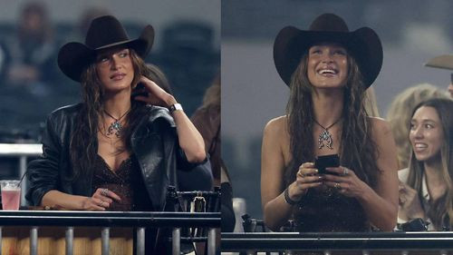 Bella Hadid muestra su apoyo a su novio en un evento al estilo de &#039;Pasión de Gavilanes&#039;